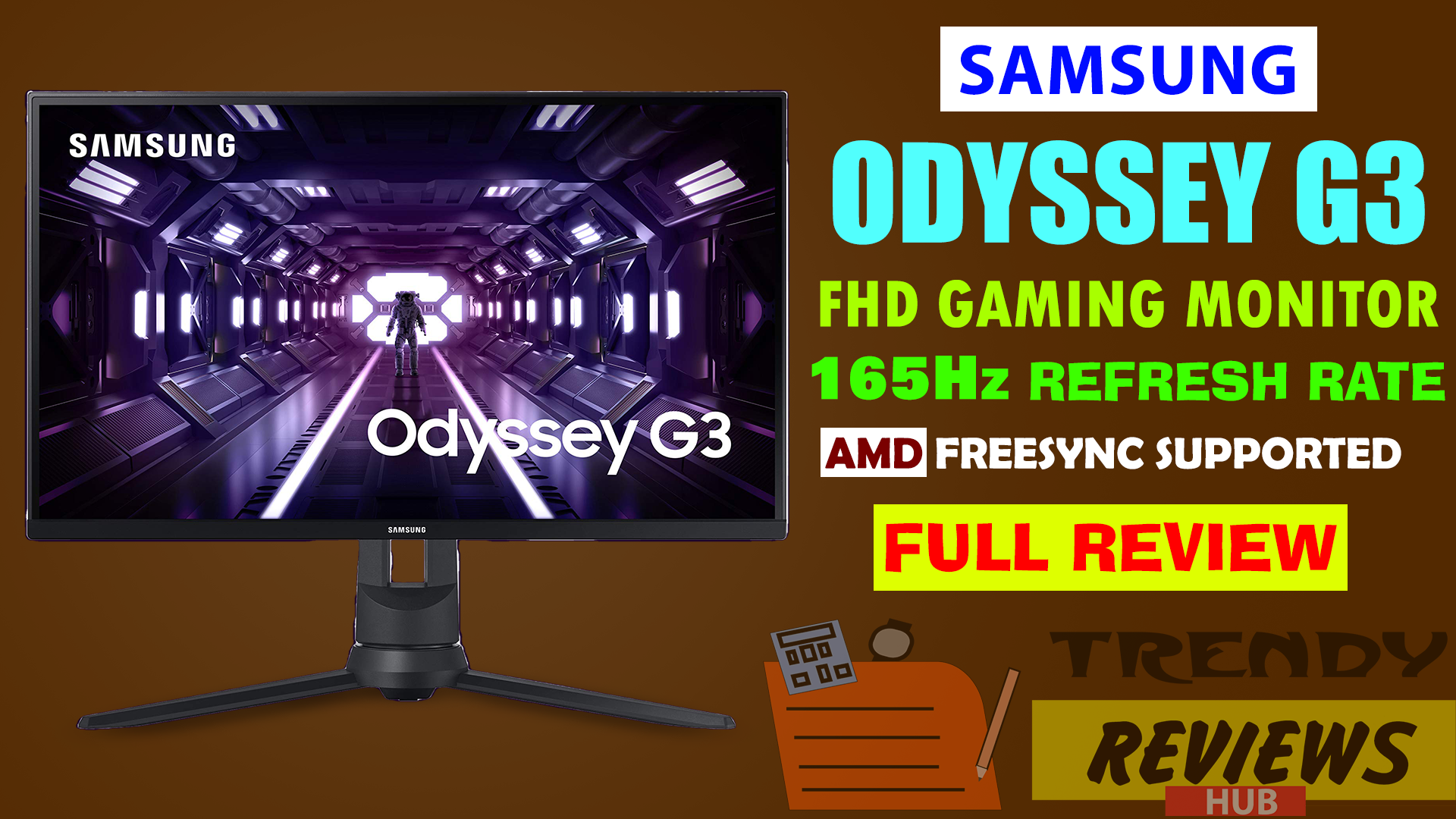 Samsung Odyssey G3 Gaming Monitor