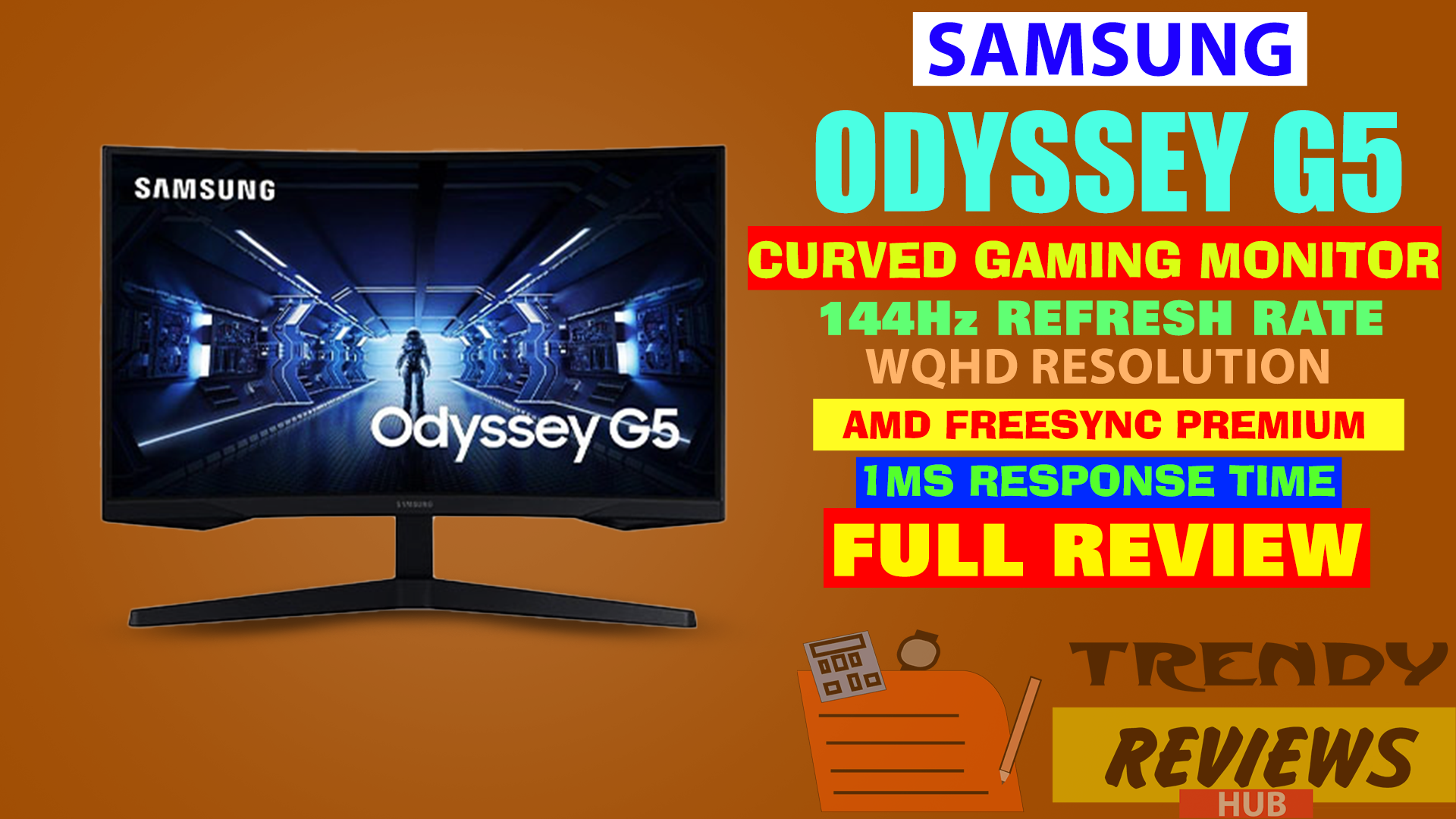 Samsung Odyssey G5 Gaming Monitor Review